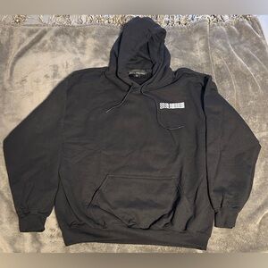 CivilRegime Black Hoodie New Size Lg